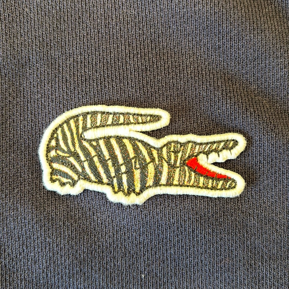 Unisex Lacoste x National Geographic Sweatshirt in Navy, Size 34(XS)